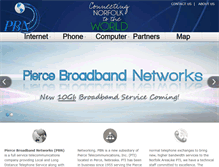 Tablet Screenshot of piercebroadbandnetworks.com